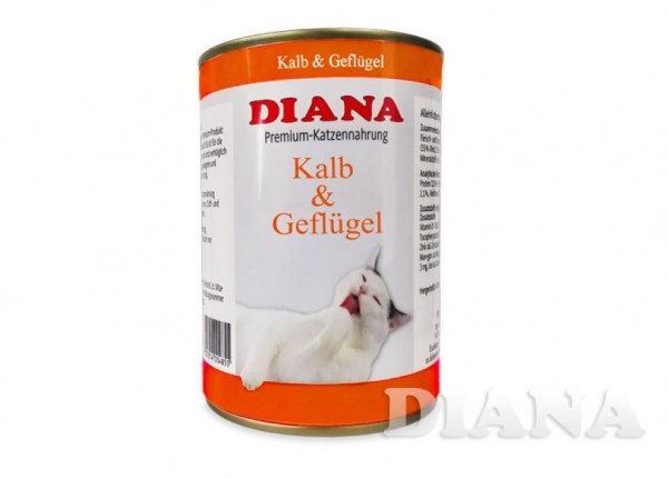 DIANA Cat Kalb-Geflügel Dosenfleisch