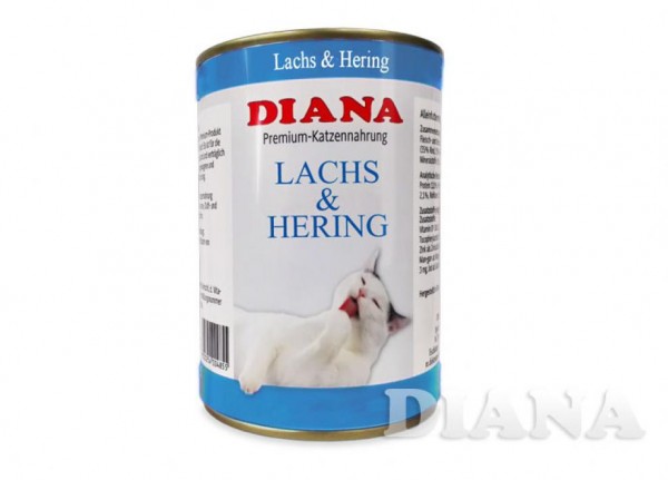 DIANA Cat Lachs+Hering Dosenfleisch